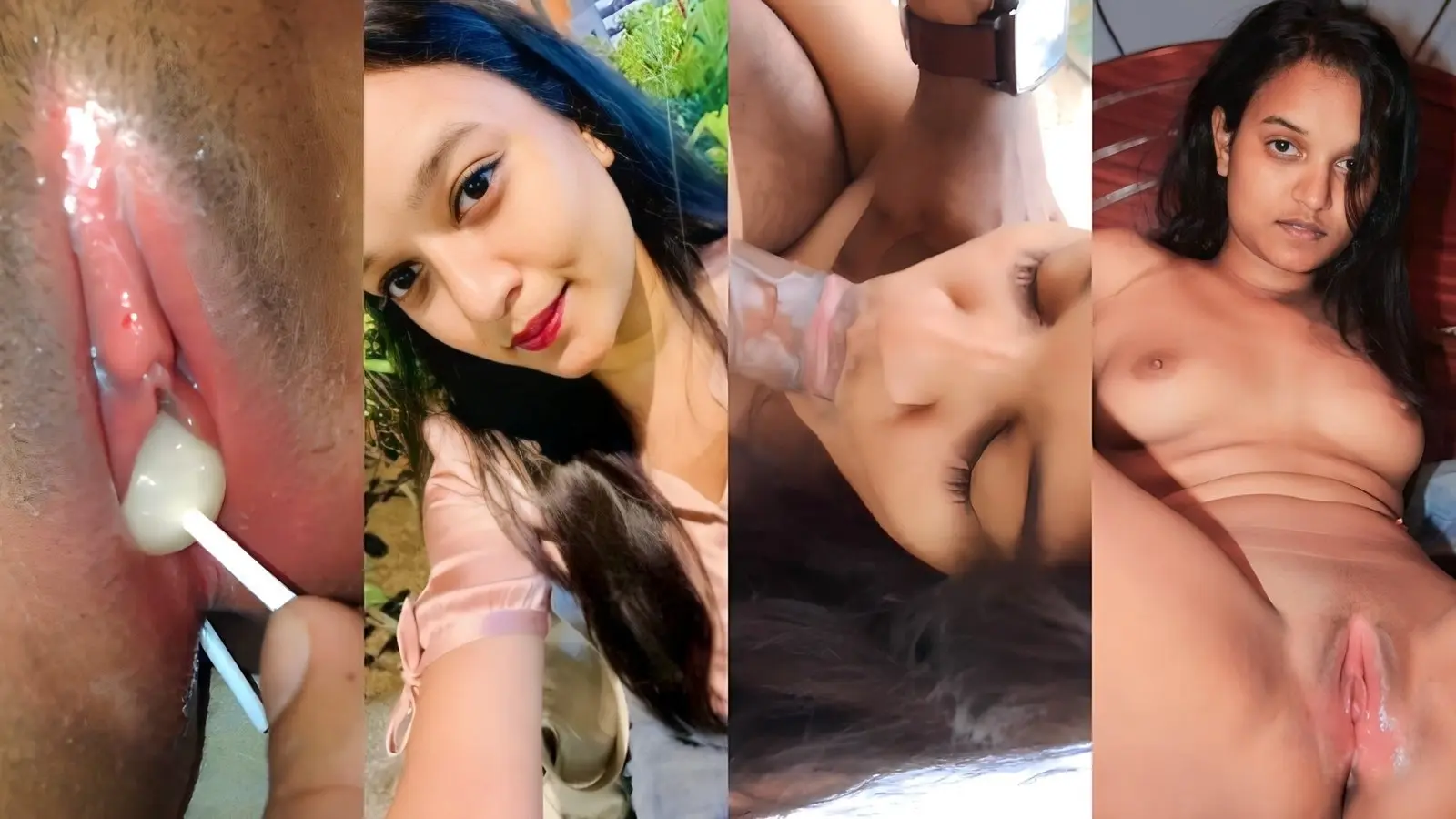 Horny Girl Puts a Lolipop in Her Pussy & Rides a Dick